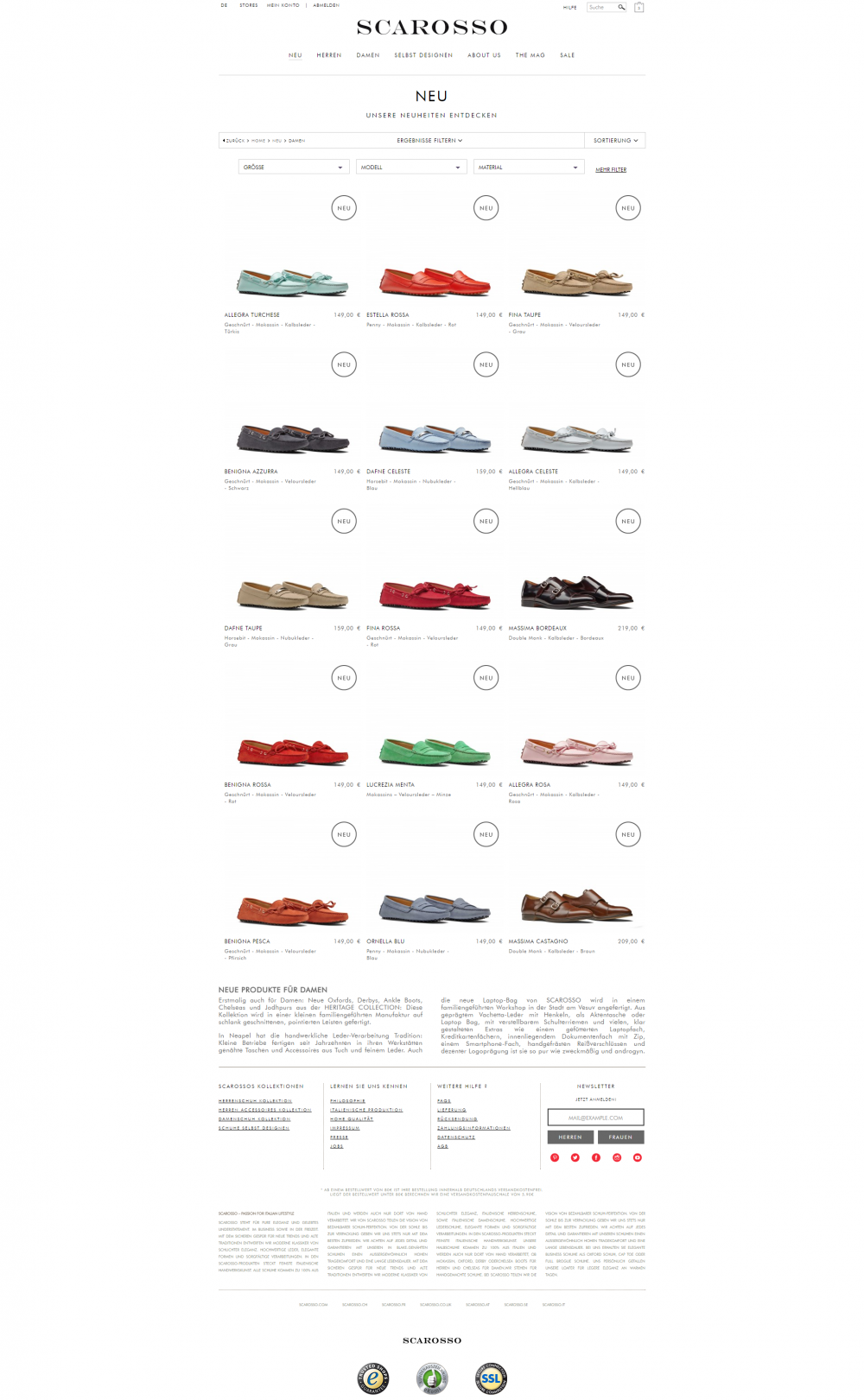 Clean Webshop Produkfotografie