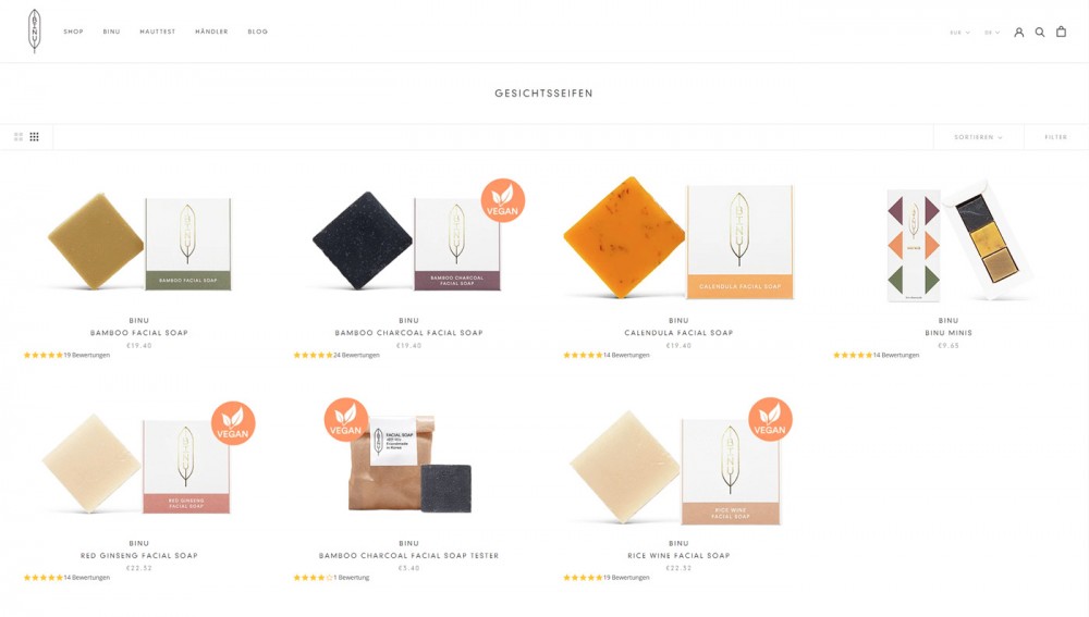 BINU Webshop